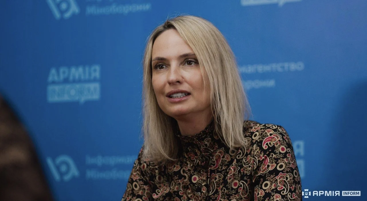 Iryna Vachtchouk-Disipio lors de l’entretien avec ArmyInform